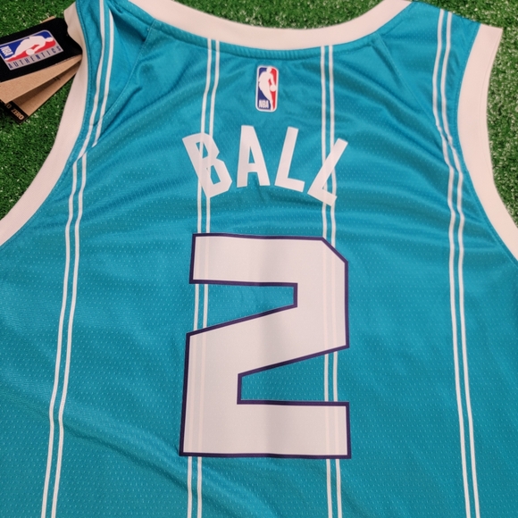 Nike Jordan Charlotte Hornets Lamelo Ball #2 Swingman Jersey Men's Size 3XL New - Picture 10 of 11